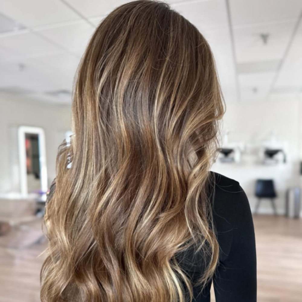 Root Cover Plus Partial Highlight at Skylie’s Beauty Standards in Idaho Falls, ID
