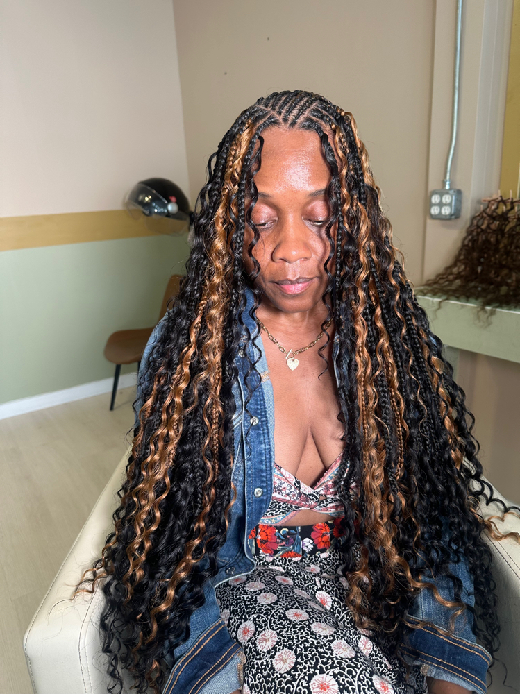 Versatile Boho Tribal Braids at Pink Passion Beauty Parlor in Atlanta, GA