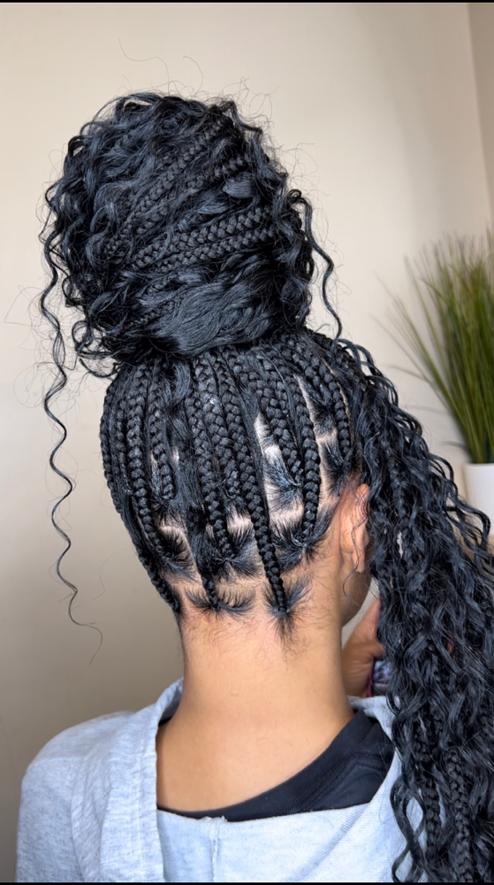 MEDIUM / LARGE MESSY BOHO Synthetic