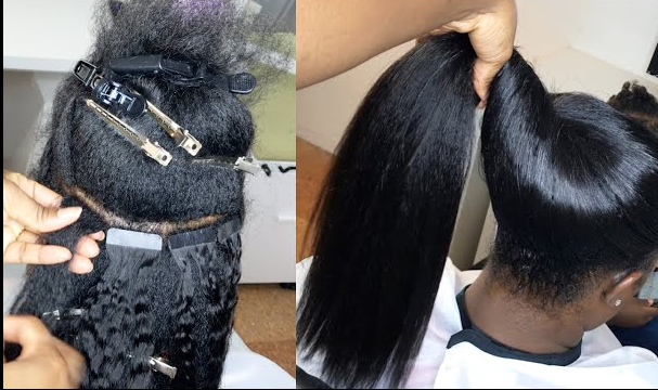 Tape Extensions at Simply Mika Beauty Co. in Frederick, MD