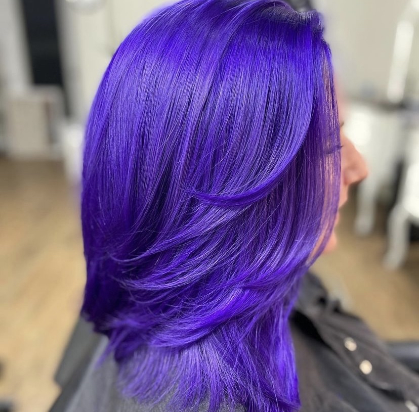 Fantasy Coloring With Lightening at MegzStylez in Cedar Park, TX