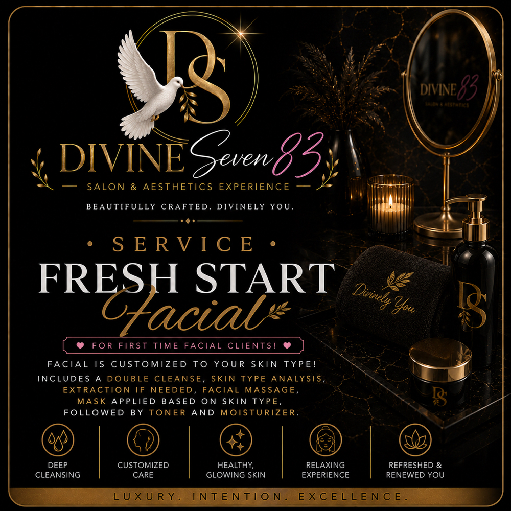 Fresh Start Facial at Divine Sevyn83 Salon & Aesthetics in Alexandria, LA