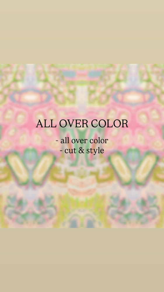 All over color at Colored by Catie Ruth in Benson, NC