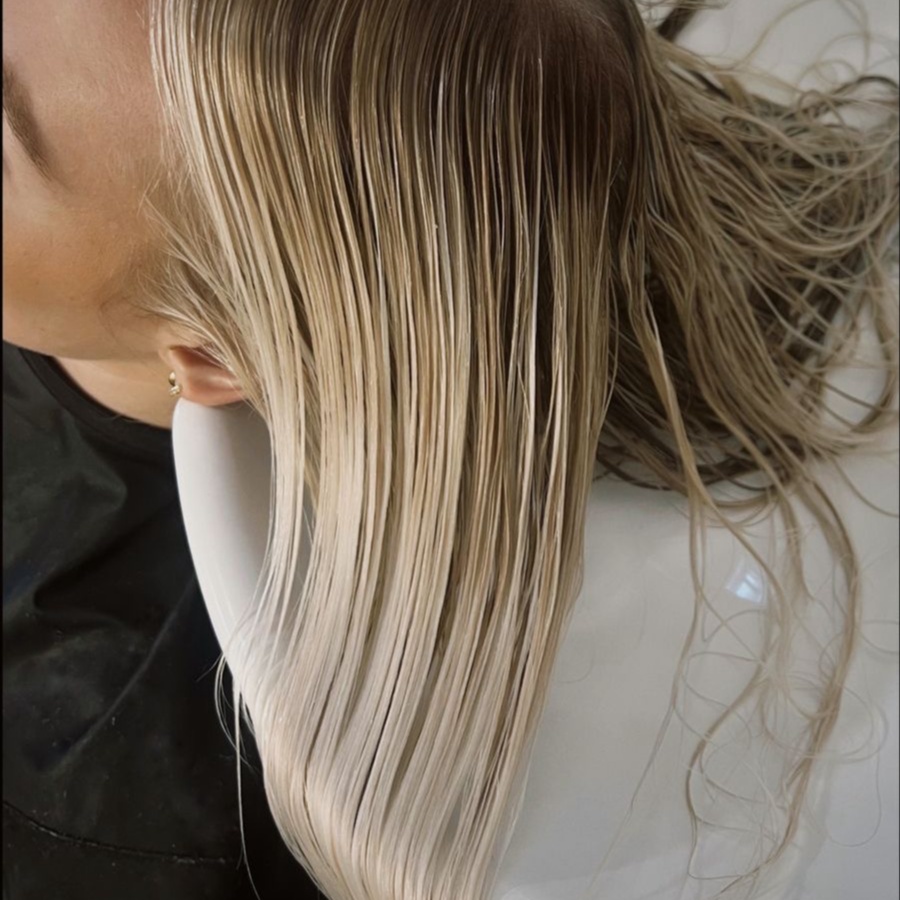 Root retouch (Permanent Color) at All Dolled Up Beauty Bar in Stephenville, TX