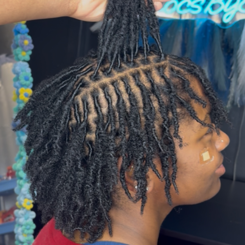 Loc Retwist (120-150 locs) at LocsByEssie in Pittsburgh, PA