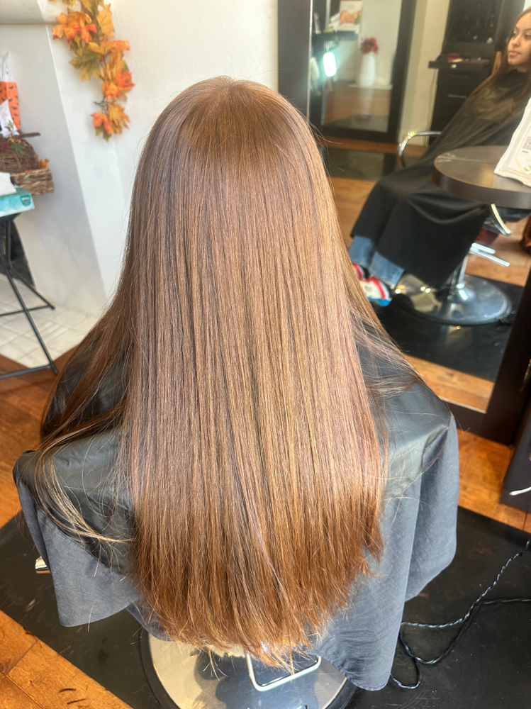 Keratine smoothing Treatment at AMBER ASHBY HAIR in Whittier, CA