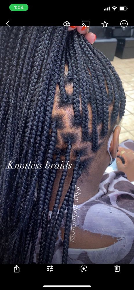 Knotless Braids 30 Inches Small