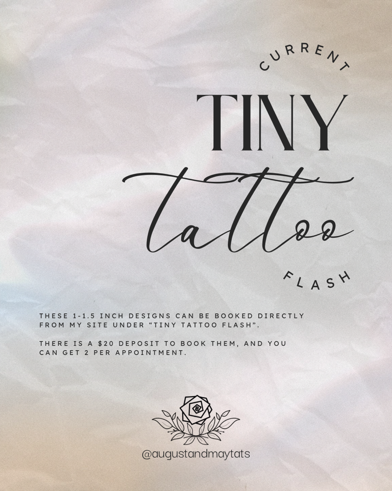 Tiny Tattoo Flash