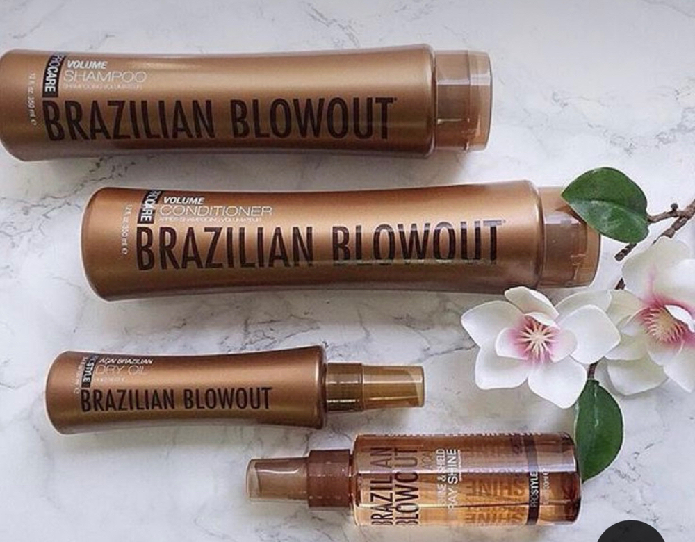 Brazilian Blowout and Haircut