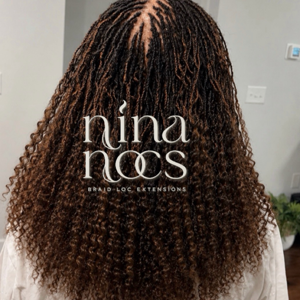 400-450 AFRO KINKY TWISTED EXTENSIO at NinaNocs in Orlando, FL