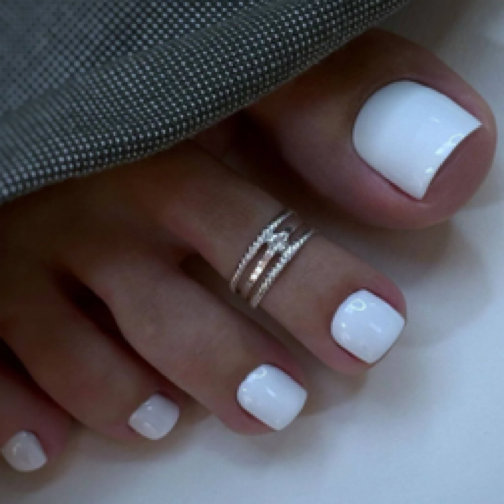 Russian Pedicure + Gel Color at 7 1 8 Beauty Bar in Hoboken, NJ