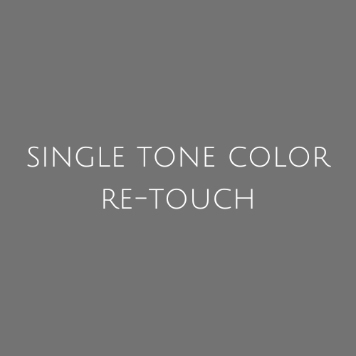 Single Tone Color Re-touch