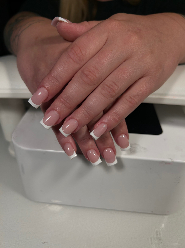 French Tips at Soft But Sharp Nails in Colorado Springs, CO