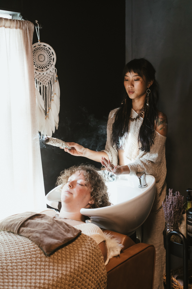 Crown Reset Ritual at Crowning Hair Sanctuary in Leicester 28748, NC