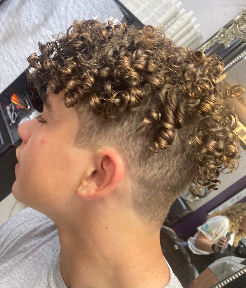 Mens Curly Cut