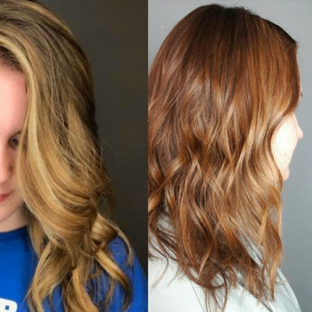 Root Retouch With Face Framing High at Hair Design By TIFFANY Rafalko in Clearwater, FL