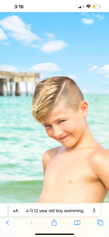 Pre Teen Boys Hair Cut