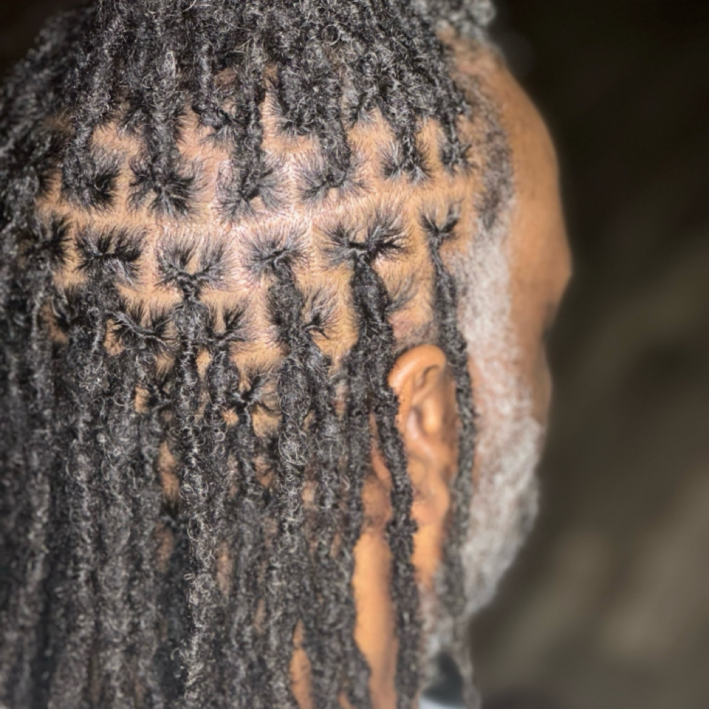 RETIE: REGUAR LOCS at QC Locs & Lashes in Fort Worth, TX