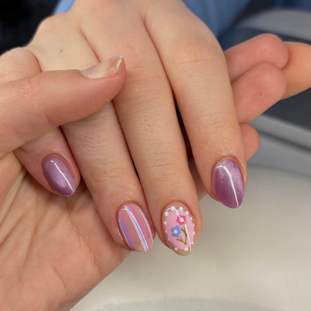 Acrylic Full Set Moderate Design at Anna’s Final Touch in Duncansville, PA