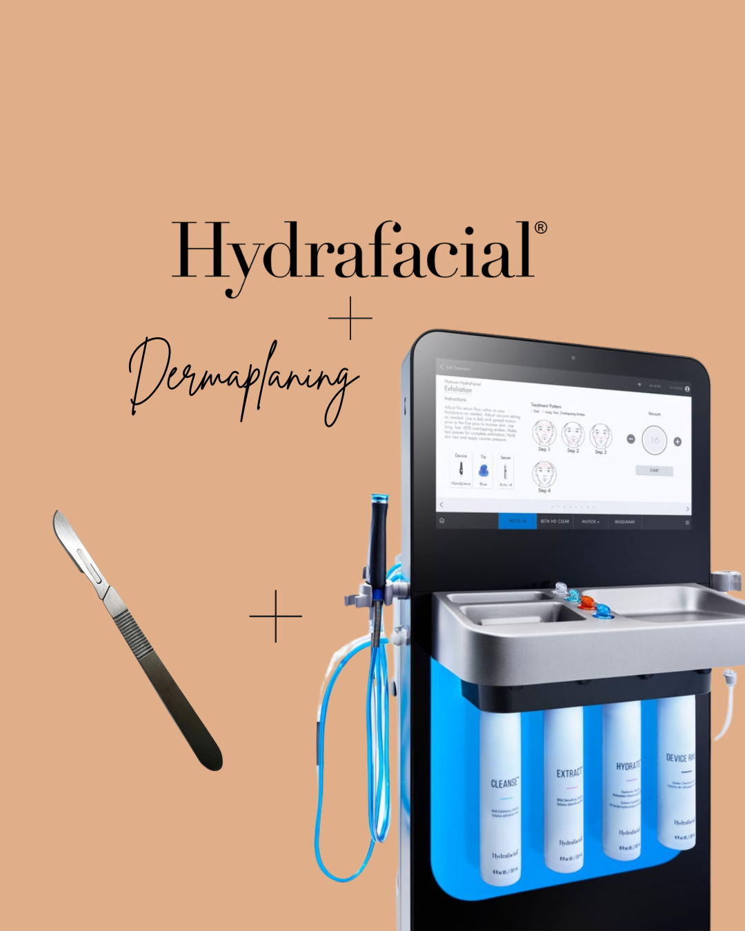 Signature Hydrafacial +Dermaplaning
