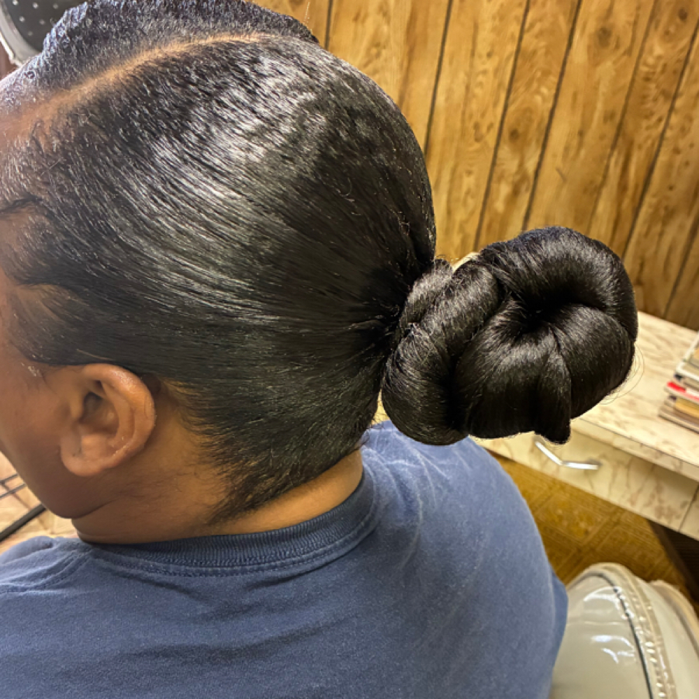 Ninja Bun Styles at Heavenly Divine Touch in Goldsboro, NC
