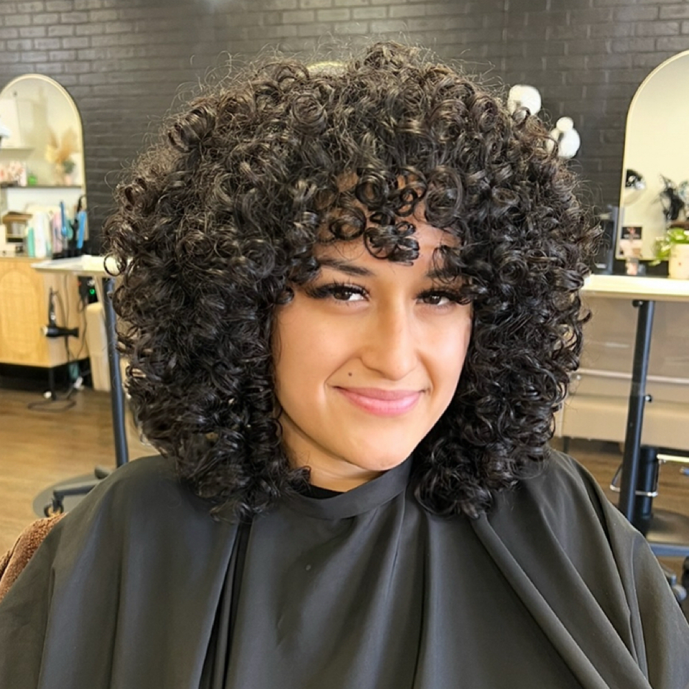 Signature Curly Cut & Style 🤍 at Eye_Canddyy in Apple Valley, CA