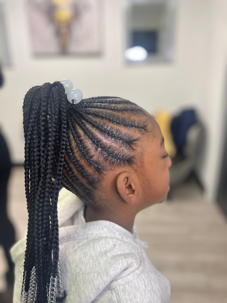 Kids braided ponytail th 23 Age 4-7