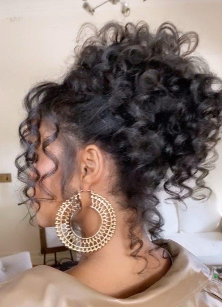Curly Up-do