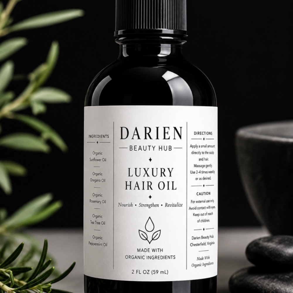 hair oil at Darien Beauty in Chesterfield, VA