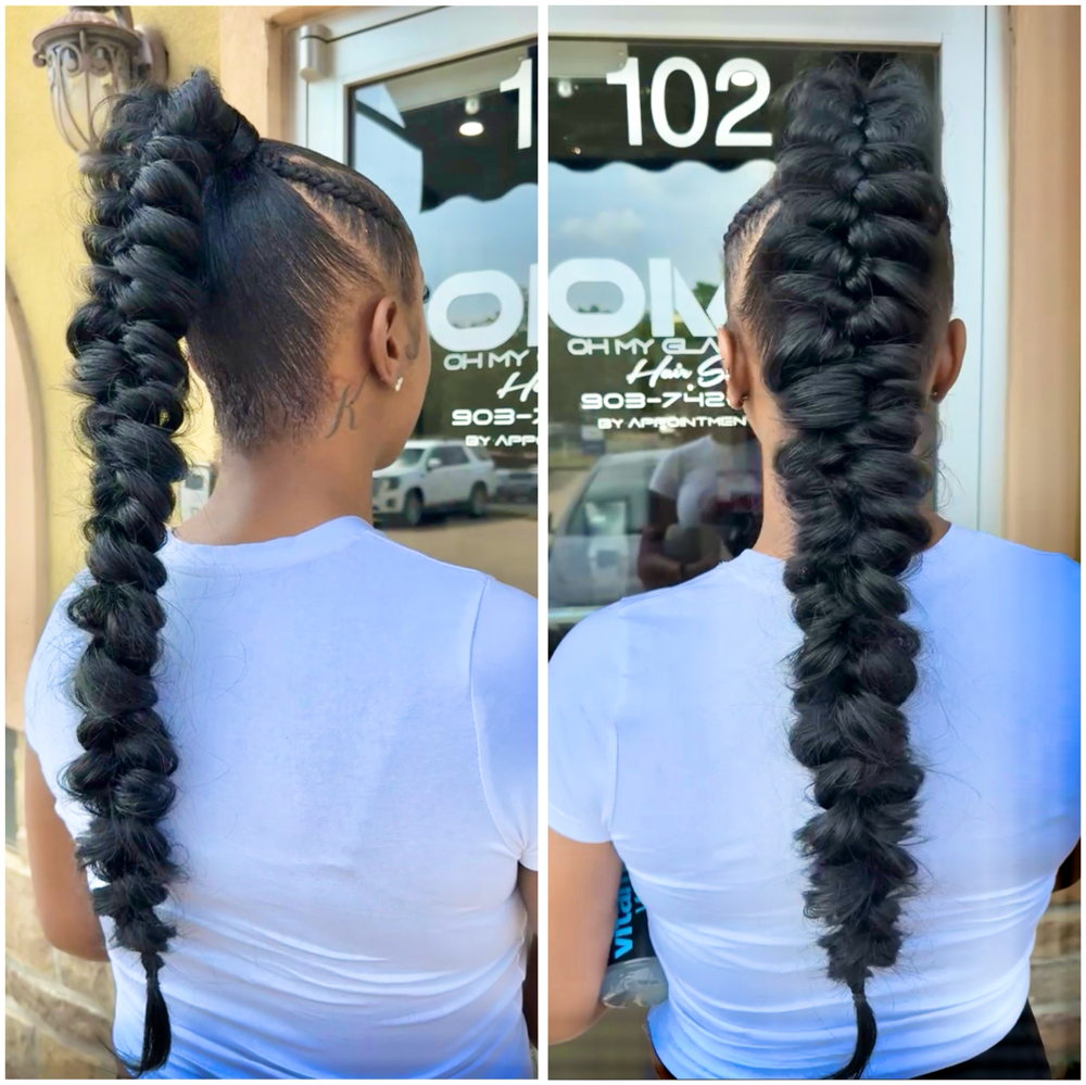 Butterfly Braid Ponytail