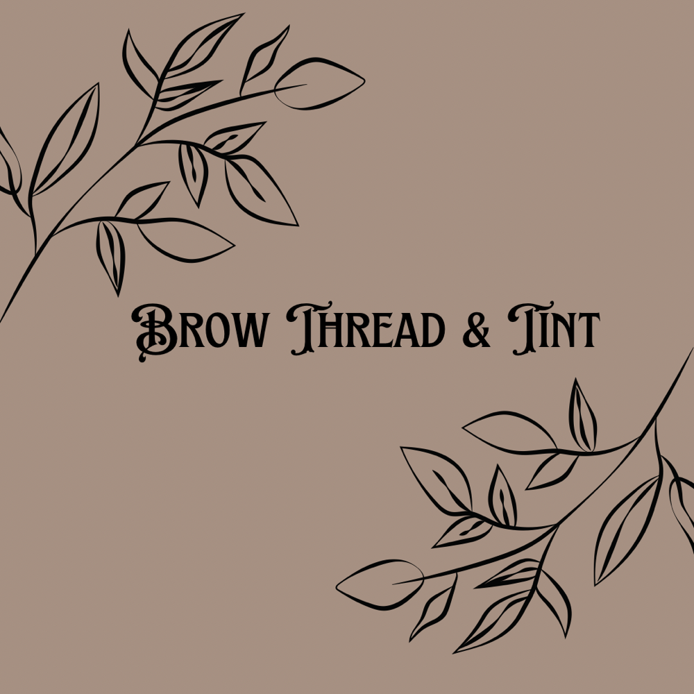 Brow Threading & Tinting