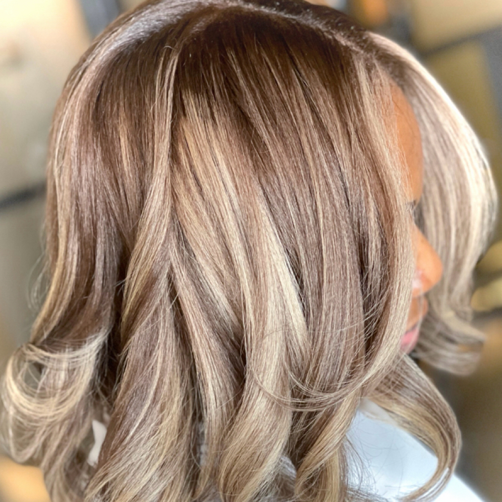 Balayage + Babylights at The Blonde Boss in Houston, TX
