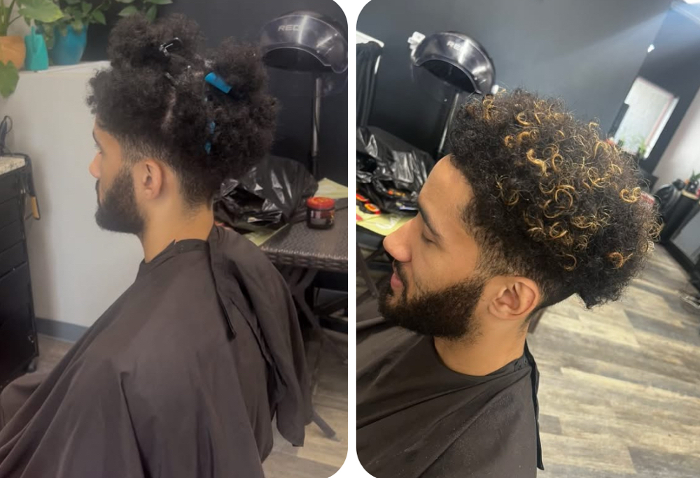 (Men) Partial highlight