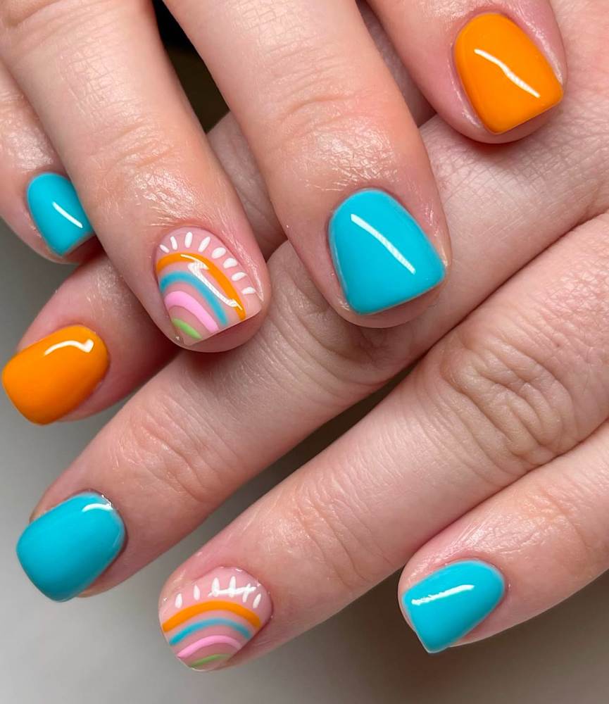 Gel Mani-Basic Nail Art