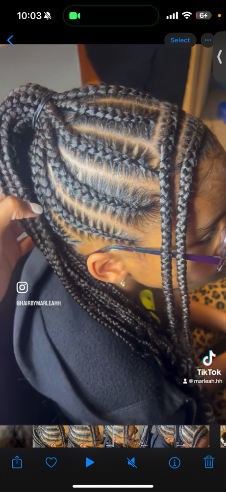 Kids Braided ponytail