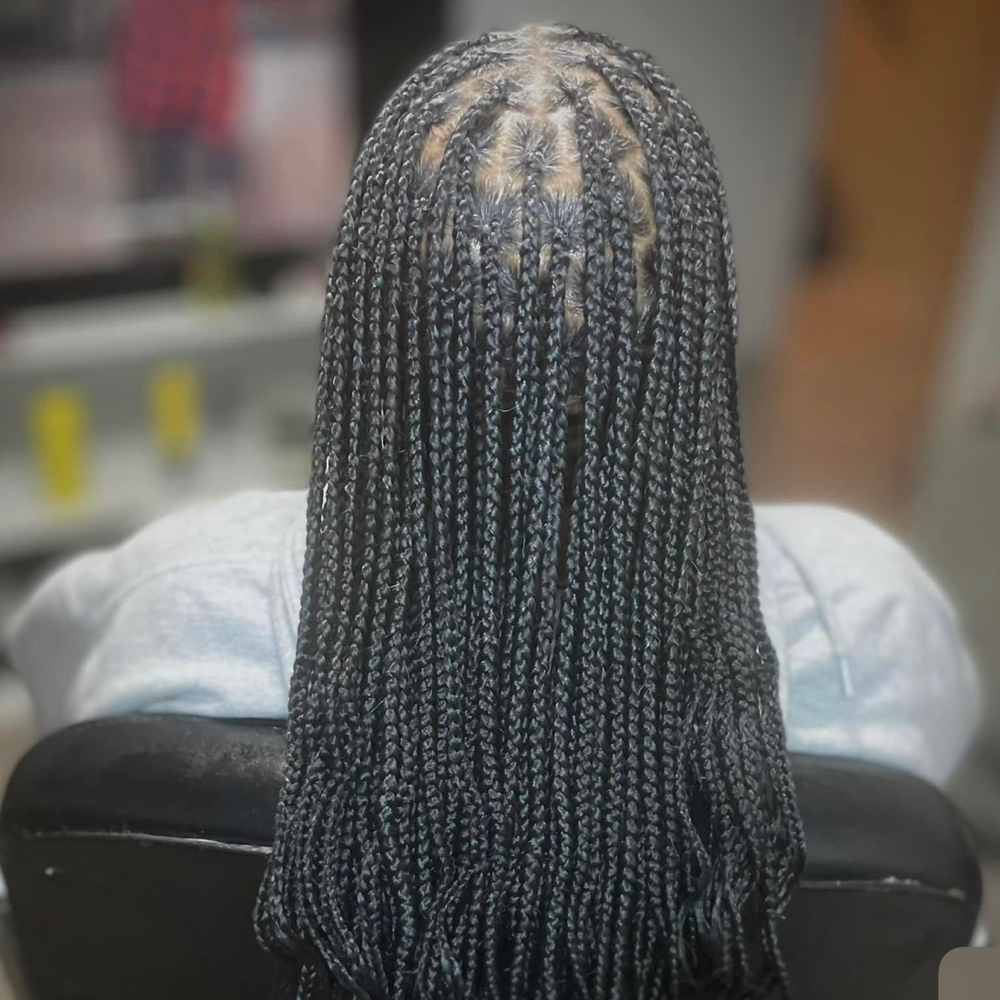 Small Knotless Braids