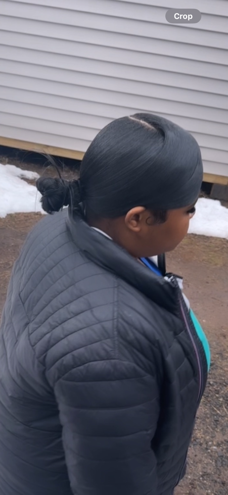 SLEEK LOW BUN