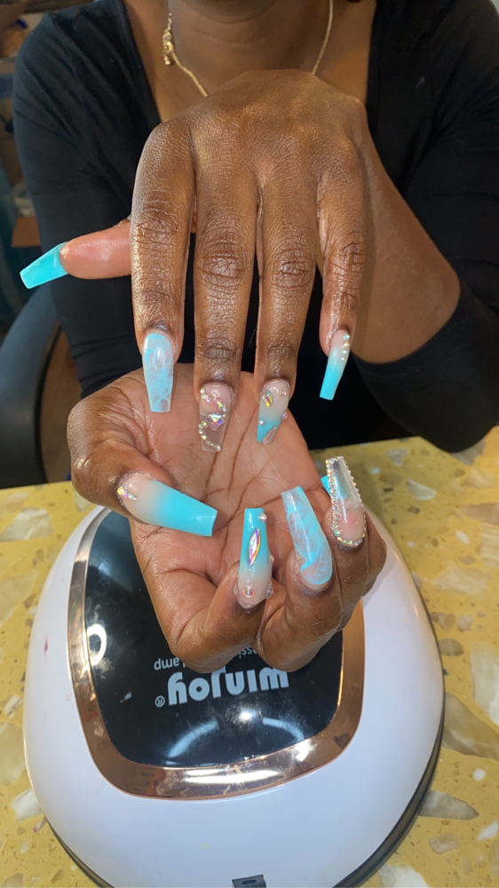 Ombre Medium Length Full Set