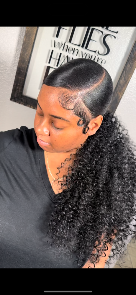 Ponytail at Silked Artistry in Westland, MI