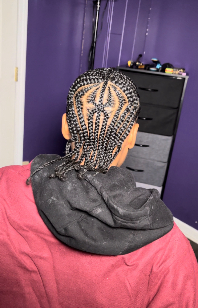 Natural Medium Corn Rows