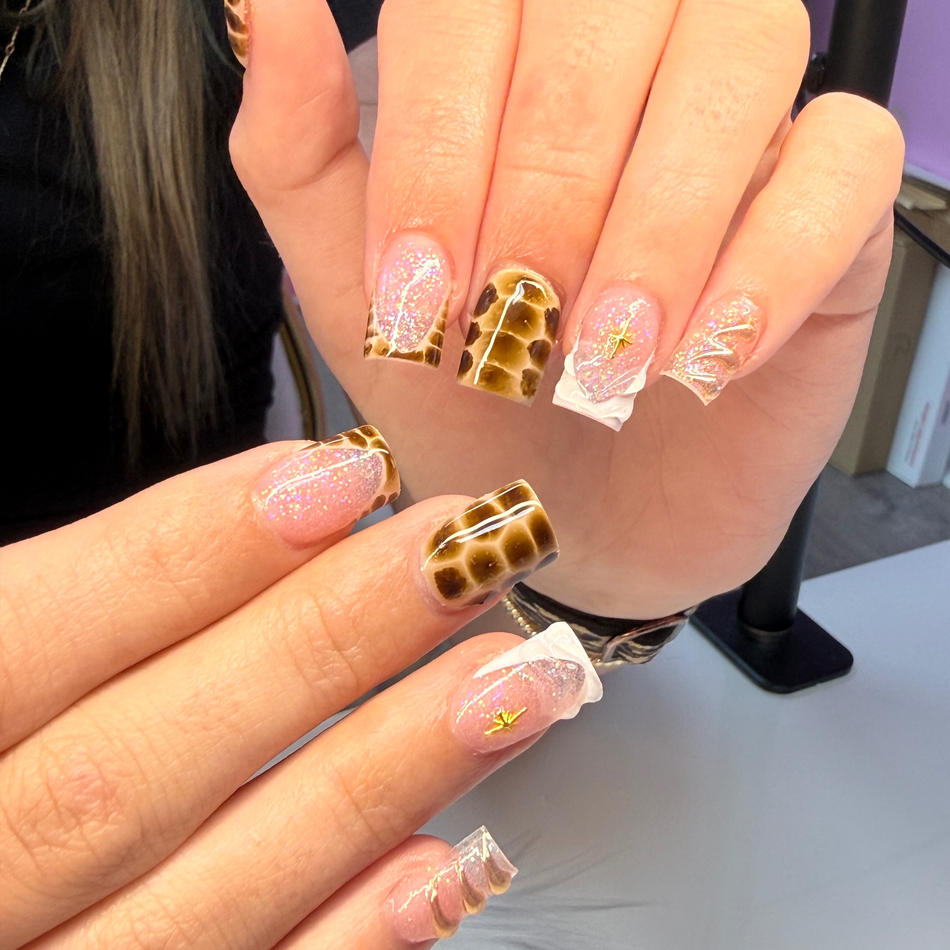 Short Acrylic Base at Nail'd By Bella in Lexington, KY