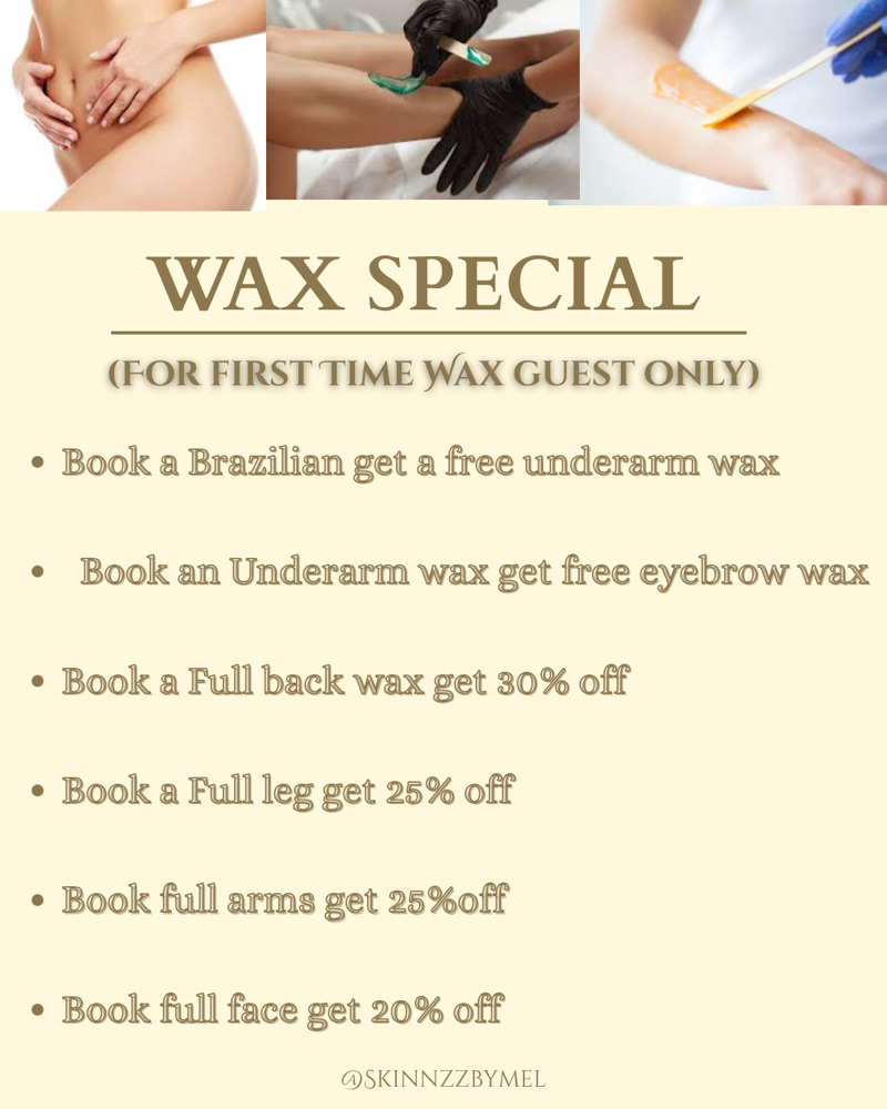 First Time Wax Guest (Brazilian)
