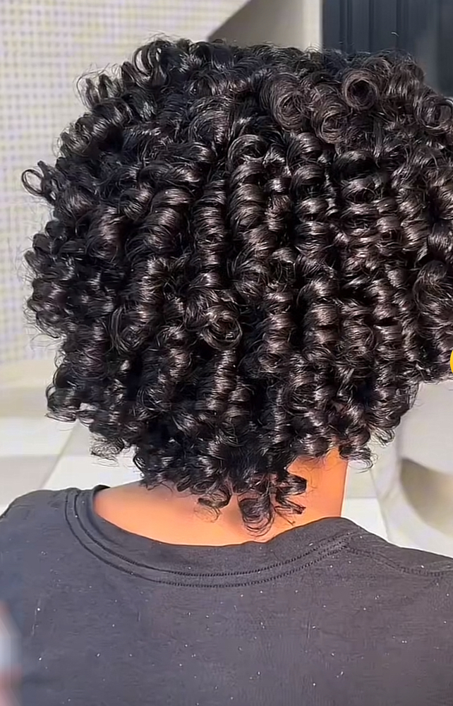 Rod Set /Natural Hair