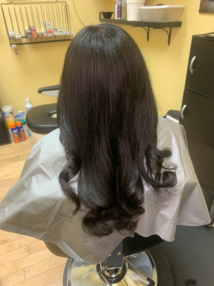 Silk Press,protein Treatment & Trim