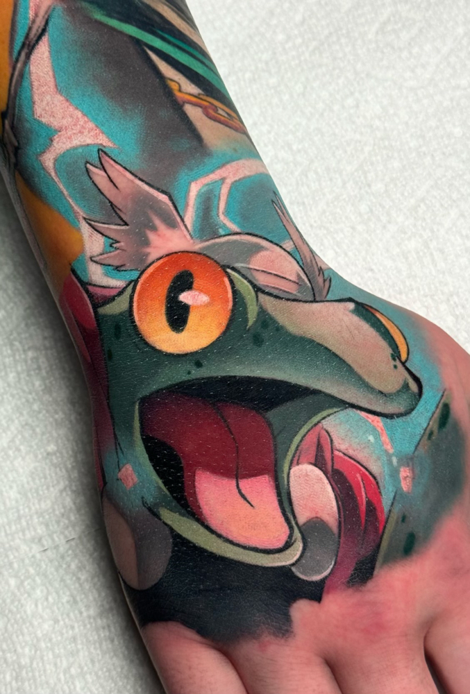 Hand Tattoo- BeeRye