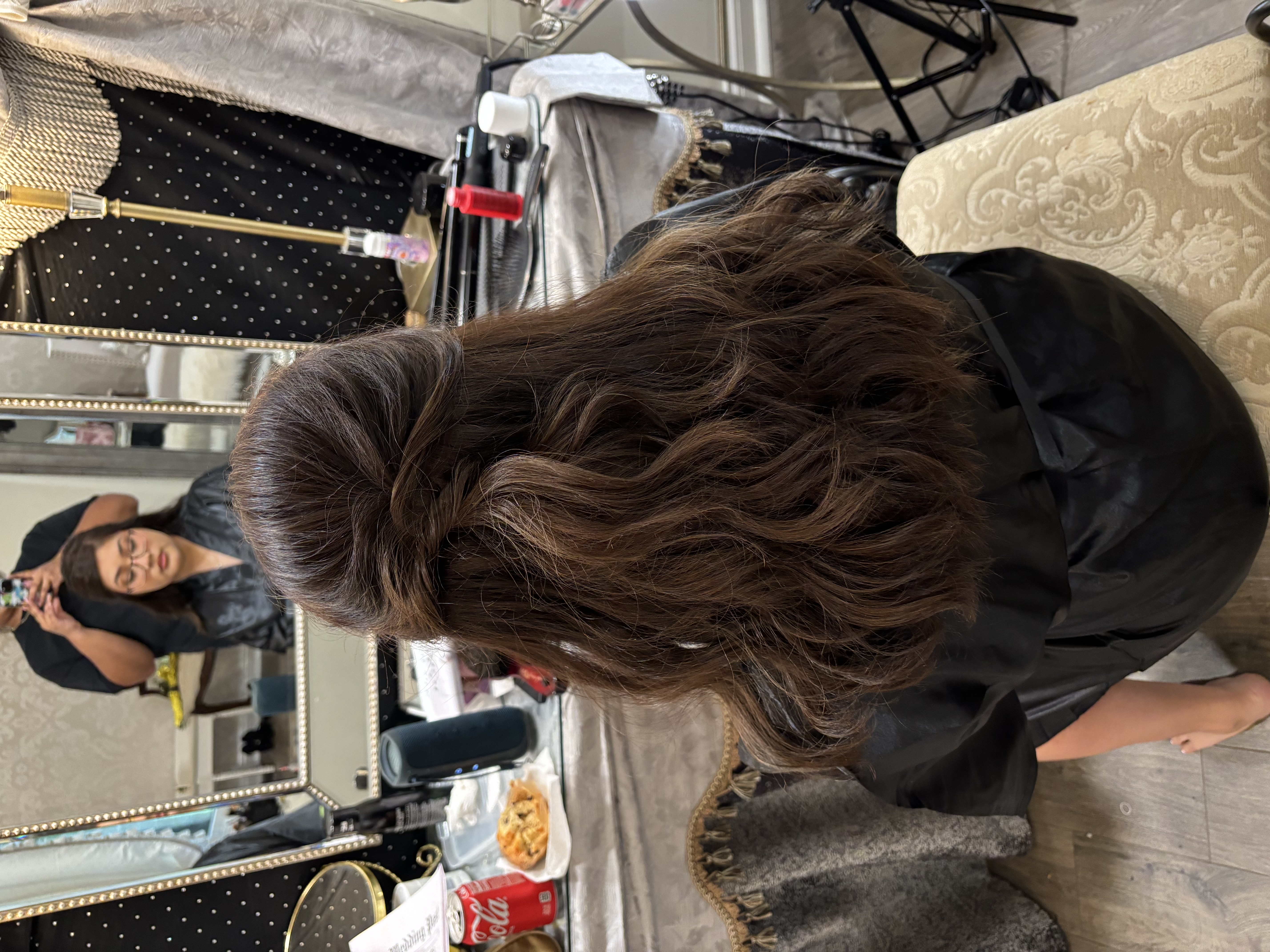 Formal half up half down