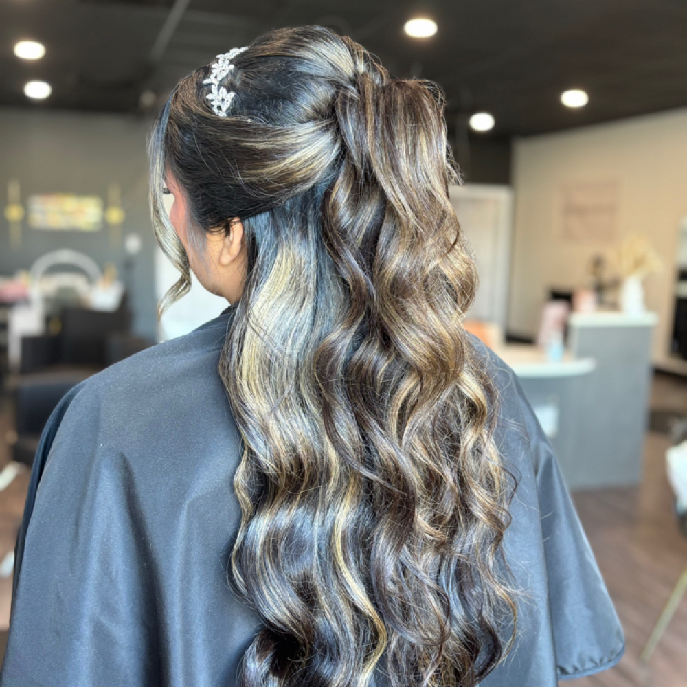 Formal half up half down at Hair By Ana in Somerset, KY