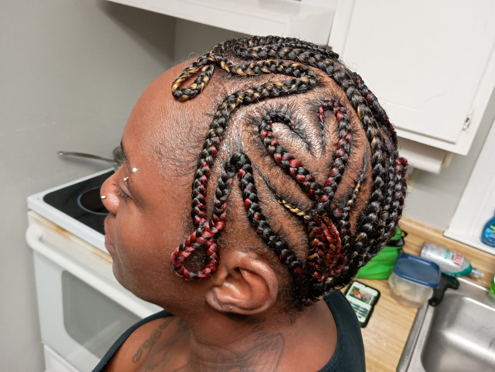 Braided Baldie at Hair.m3.0ut in Moncks Corner, SC