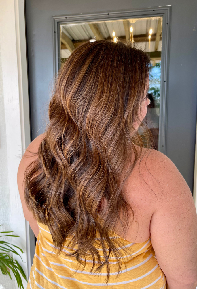 Full Balayage With Base Color
