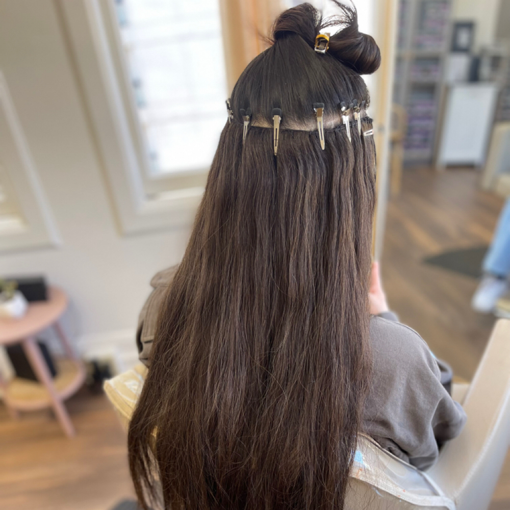 Handtied Wefts or touch up at JosephAlex Salon in San Francisco, CA